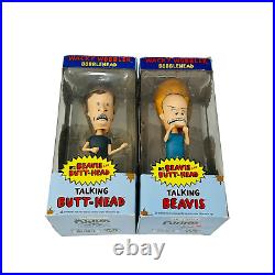 Funko Wacky Wobbler Bobblehead Talking BEAVIS & BUTT-HEAD Set Rare Boxed Set HTF
