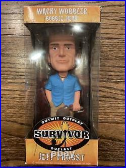 Funko Wacky Wobbler CBS Survivor Jeff Probst 2009 NRFB VAULTED, RARE