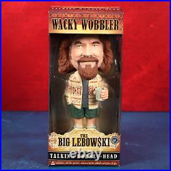 Funko Wacky Wobbler The Big Lebowski The Dude Talking Bobble Head 2013 Protector