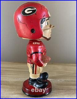 GEORGIA BULLDOGS Vintage Retro Football Player Nodder Bobblehead NIB