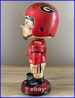 GEORGIA BULLDOGS Vintage Retro Football Player Nodder Bobblehead NIB