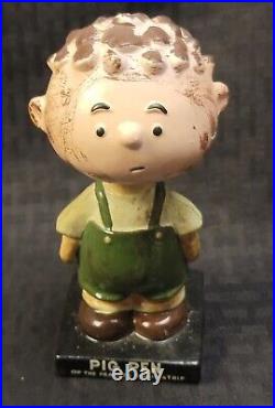 Genuine Vintage Peanuts Lego Pig Pen Pigpen Nodder Bobblehead Bobble Head