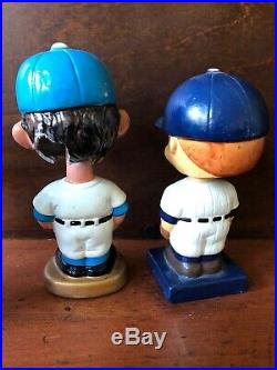 Gold Base JAPAN Nodder Bobble Head vintage baseball Twins KC Royals 60s Lot X2