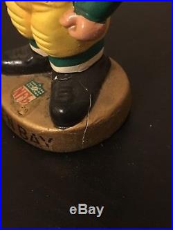 Green Bay PACKERS Vintage 60's Bobblehead. NFL. Nodder. Bobble. Bobbing