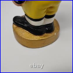 Green Bay Packers 1960s NFL Vintage Bobble Head Gold Base With Sticker