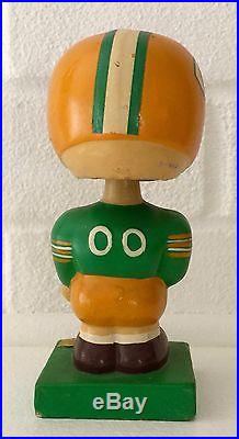 Green Bay Packers Football 1960's Vintage Bobble Head Nodder Square Base