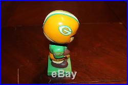 Green Bay Packers Football 1960's Vintage Bobble Head Nodder Square Base VG+/EX