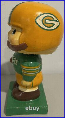 Green Bay Packers Vintage 1960s Bobblehead Nodder Green Base Green Jersey