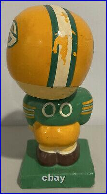 Green Bay Packers Vintage 1960s Bobblehead Nodder Green Base Green Jersey