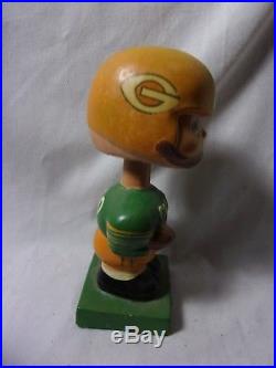 Green Bay Packers Vintage Bobble Head Nodder Doll Figure T