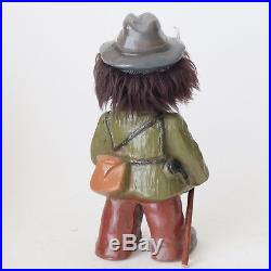 HEICO 7 vintage German bobble heads (Troll Head Hunter mid century toy)