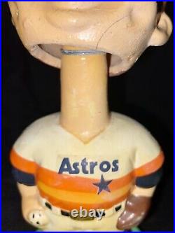 HOUSTON ASTROS Vintage Bobble Head Boy Mascot Cowboy Hat MLB As Is VHTF RARE HTX