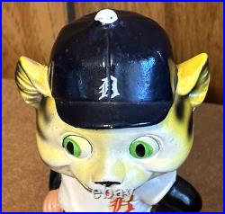 HTF Vintage 1960's Detroit Tigers Baseball Bobble Head Nodder with Gold Base HTF Vintage 1960's Detroit Tigers Baseball Bobble Head Nodder with Gold Base