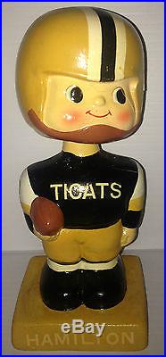Hamilton Tiger-Cats Vintage CFL Bobble Head 1960's