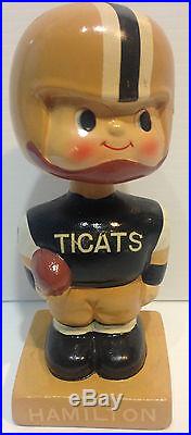 Hamilton Tiger-Cats Vintage CFL Bobble Head 1960's