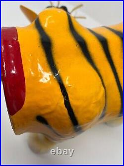 Hariko-no-Tora/Paper-Mache Kagawa Tiger Bobble Head Made In Japan Vtg Handmade