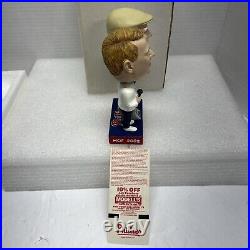 Harry & Whitey Bubble Head Fig 6 Tall WithVTG Ticket St. Louis Vs Phillies 2002