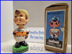 Houston Astros MLB Vintage 1968 Bobblehead Nodder Twins Enterprises With Box