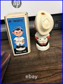 Houston Colts Mini Baseball Nodder Bobblehead Vintage ORIGINAL Mint with Box