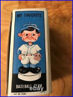 Houston Colts Mini Baseball Nodder Bobblehead Vintage ORIGINAL Mint with Box