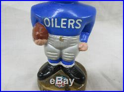 Houston Oilers Vintage Late 1960's Football Bobblehead Nodder Excellent Shape