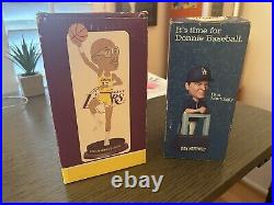 LA Duo! Kareem Abdul Jabbar and Don Mattingly Bobbleheads (Vintage NIB)