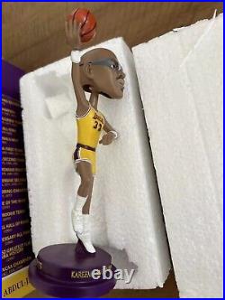 LA Duo! Kareem Abdul Jabbar and Don Mattingly Bobbleheads (Vintage NIB)