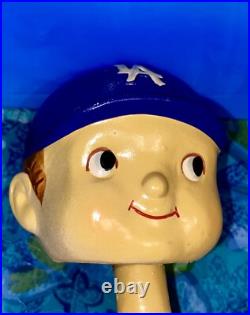 LOS ANGELES DODGERS Vintage Head Nodder 1960s Bobblehead Japan Sticker VHTF RARE LOS ANGELES DODGERS Vintage Head Nodder 1960s Bobblehead Japan Sticker VHTF RARE