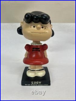 Lego Lucy 1950s Peanuts Bobble Head Figurine Vintage MINTY! Bobblehead