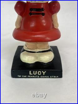 Lego Lucy 1950s Peanuts Bobble Head Figurine Vintage MINTY! Bobblehead