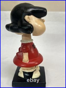 Lego Lucy 1950s Peanuts Bobble Head Figurine Vintage MINTY! Bobblehead