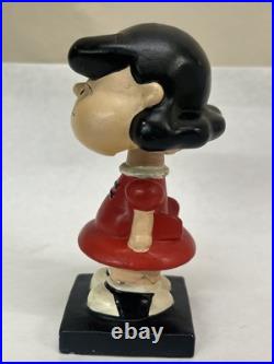 Lego Lucy 1950s Peanuts Bobble Head Figurine Vintage MINTY! Bobblehead