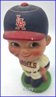 Los Angeles Angels Vintage Bobblehead MLB Baseball California 1962 Japan Nodder Los Angeles Angels Vintage Bobblehead MLB Baseball California 1962 Japan Nodder