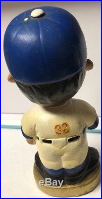 Los Angeles Dodgers MLB Gold Base Nodder Bobble Head #32 SANDY KOUFAX Vintage