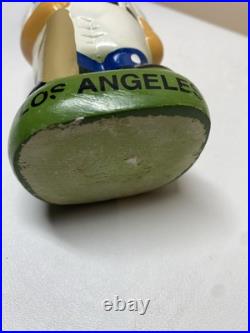 Los Angeles Dodgers Vintage 1960's Round Base Green Nodder Bobblehead Los Angeles Dodgers Vintage 1960's Round Base Green Nodder Bobblehead