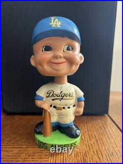 Los Angeles Dodgers Vintage 1960's Round Base Nodder Bobblehead VG+