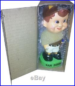 Lot Of 6 1983 San Diego Padres Vintage Bobble Head Doll Figure Green Base IN BOX