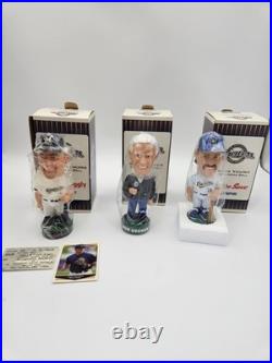 Lot Of All 3 Vintage Milwaukee Brewers Bobbleheads (Description)