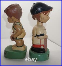 Lot of 2 Vintage Boston Celtics/ Boston Red Sox Bobble Heads