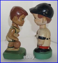 Lot of 2 Vintage Boston Celtics/ Boston Red Sox Bobble Heads
