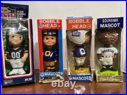 Lot of 4 VTG NFL & MLB BOBBLE HEADS 70's Hank Aaron RAMS Brewers Bears. BR