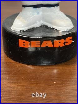 Lot of 4 VTG NFL & MLB BOBBLE HEADS 70's Hank Aaron RAMS Brewers Bears. BR