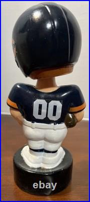 Lot of 4 VTG NFL & MLB BOBBLE HEADS 70's Hank Aaron RAMS Brewers Bears. BR