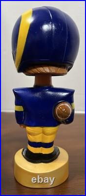 Lot of 4 VTG NFL & MLB BOBBLE HEADS 70's Hank Aaron RAMS Brewers Bears. BR