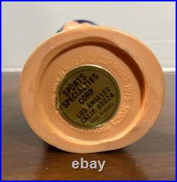 Lot of 4 VTG NFL & MLB BOBBLE HEADS 70's Hank Aaron RAMS Brewers Bears. BR