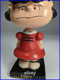 Lucy 1950s Peanuts Bobble head Doll Retro Vintage Collection Lego Used JP