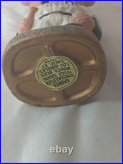 MLB New York Yankees GOLD BASE BOBBLEHEAD 60s Vtg Orig NY NODDER MADE IN JAPAN