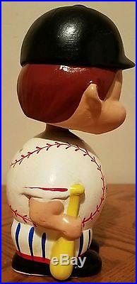 Mickey Mantle Yankees Vintage Early 60's Bobblehead Nodder Bank From Japan