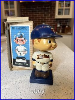 Minnesota Twins Bobble Head Figure Vintage 1960s All Original