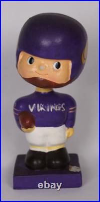 Minnesota Vikings 1960s Vintage Original Square Base Bobblehead Nodder 20857